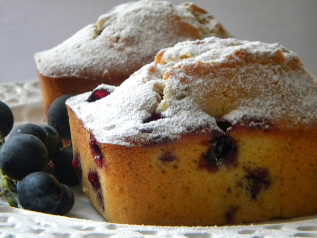 plumcakes di uva fragola