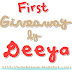 First Giveaway by Dya
