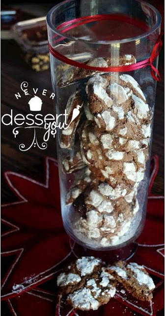 Chocolate Crinkles - Never Dessert You