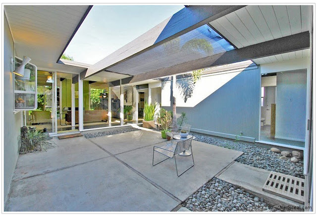 Eichler front courtyard