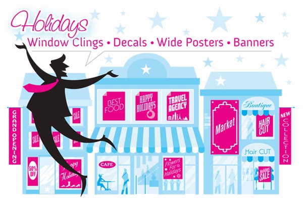 GotPrint holiday custom signage - banners and decals