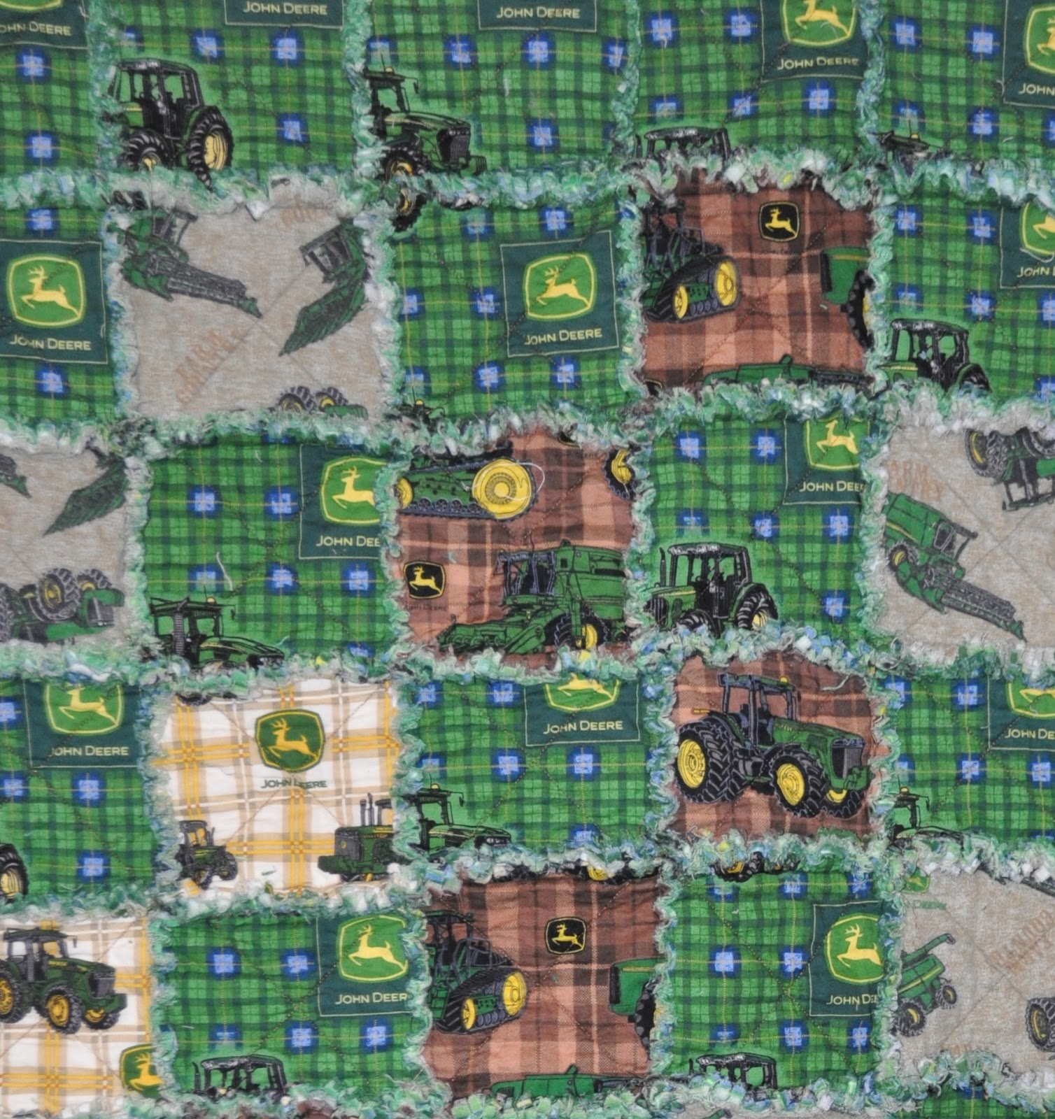 Richard and Tanya Quilts John Deere Baby Quilt