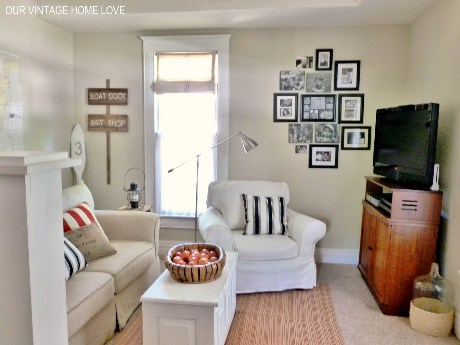 vintage home love Family Room/Den Ideas