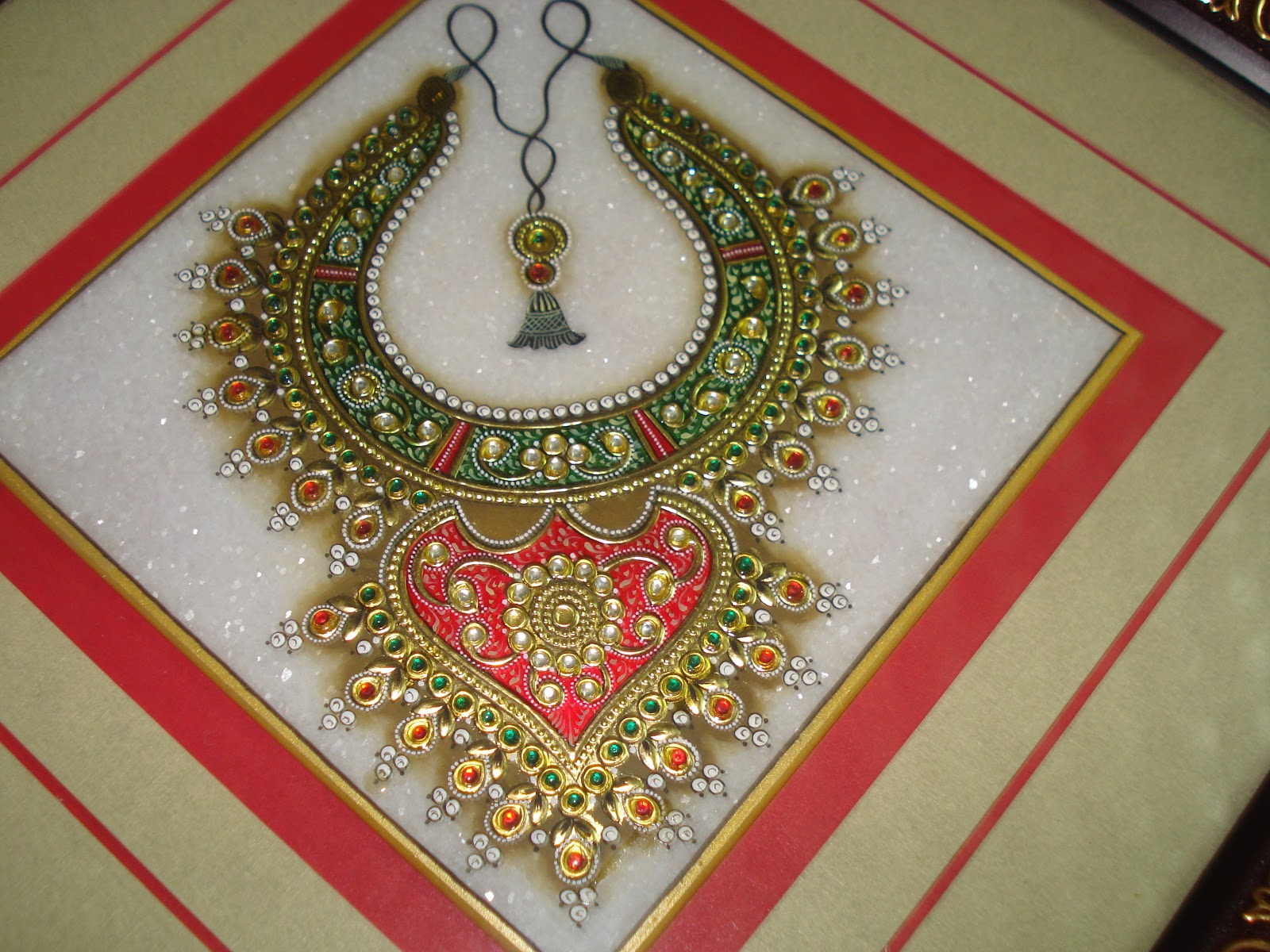 Rose n Wrap Jewellery Painting