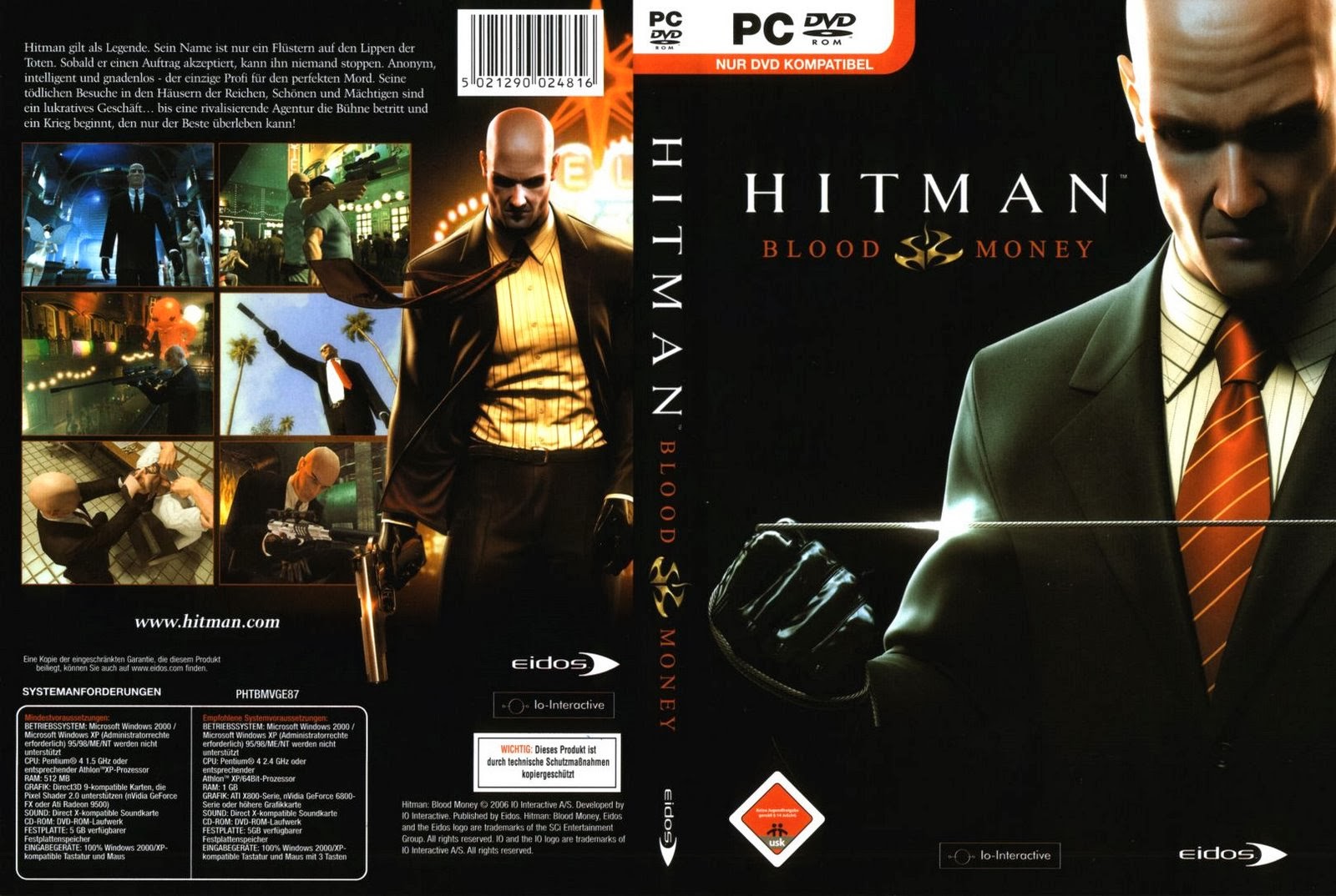 Hitman Blood Money Highly Compressed PC Game Free Download