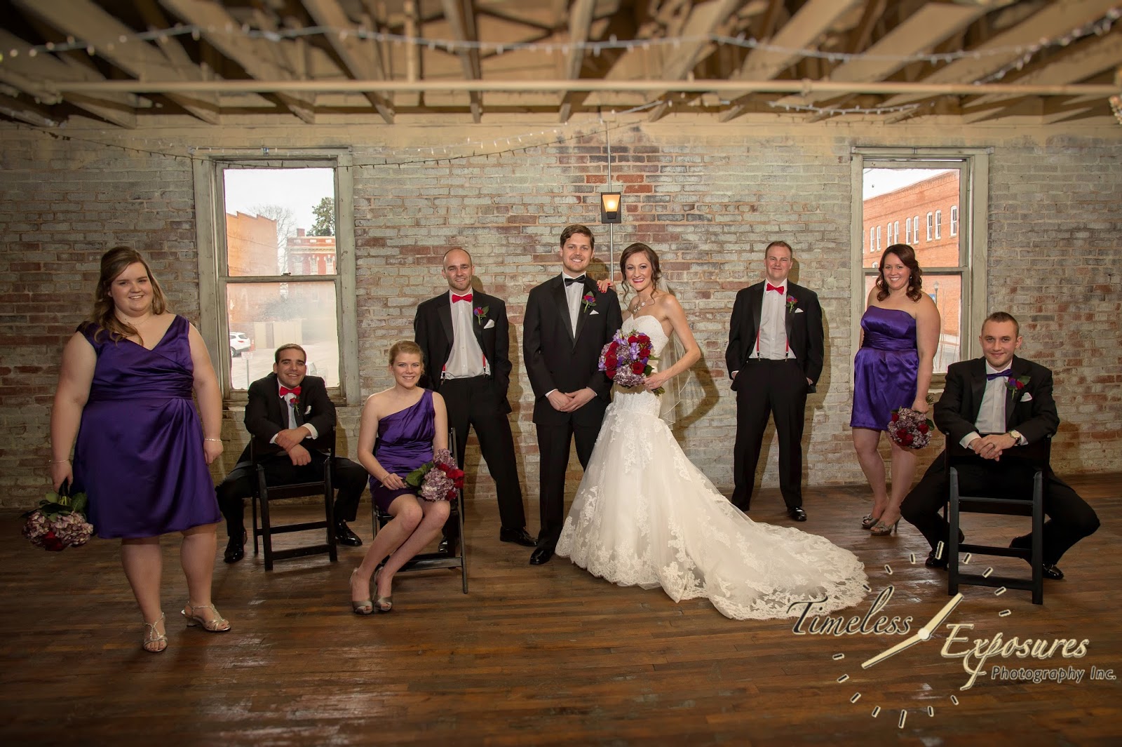 Timeless Exposures Photography, Inc. Ruth + Glenn The Bottle Factory Monroe, NC