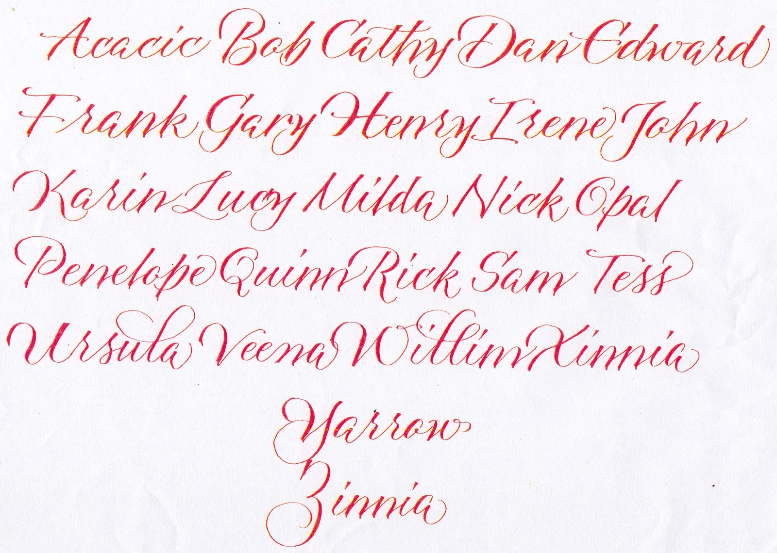 DeAnn Singh Calligraphy Calligraphic Styles