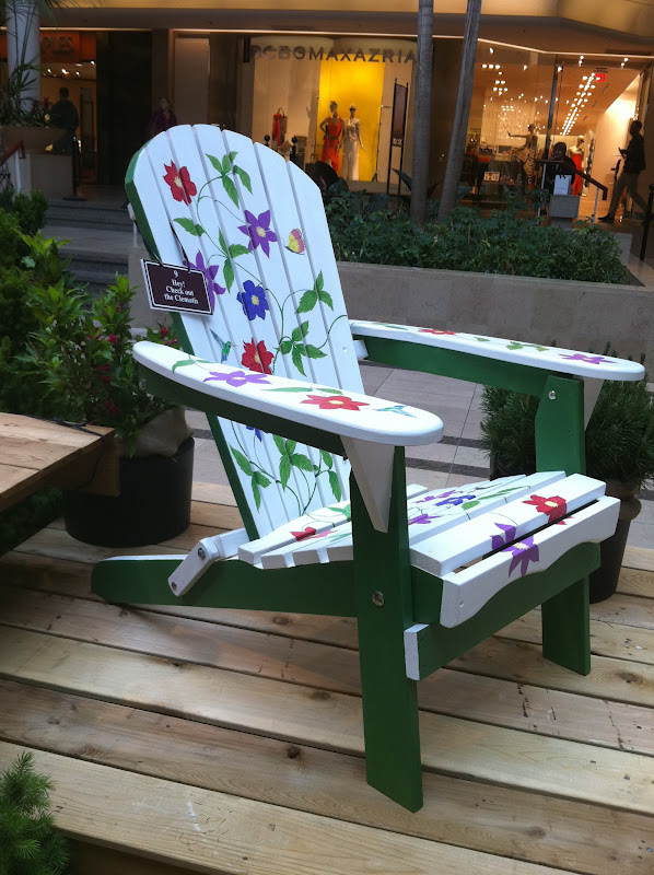 Sweet on You Hand Painted Garden Chairs