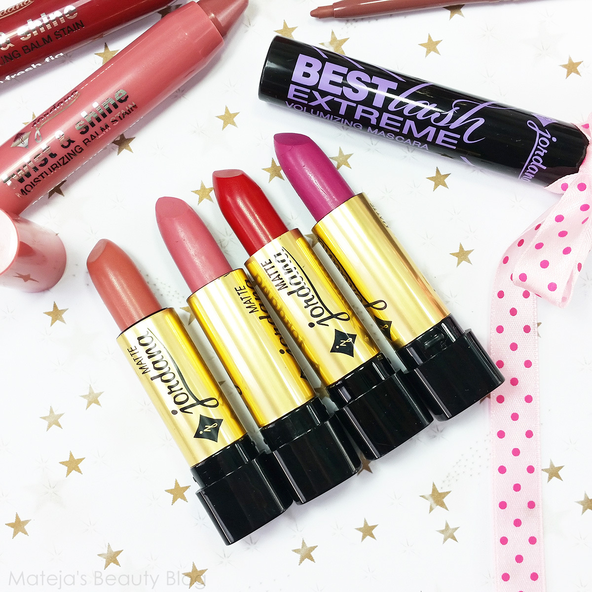Jordana Matte Lipsticks Mateja's Beauty Blog