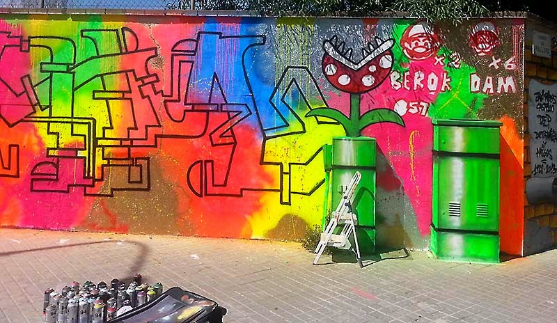 Graffiti Wall Letras De Graffiti 3d