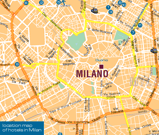 Milano Mappa