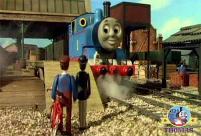 Thomas the blue train said Percival the controller my Sodor narrow gauge engines are bringing bricks
