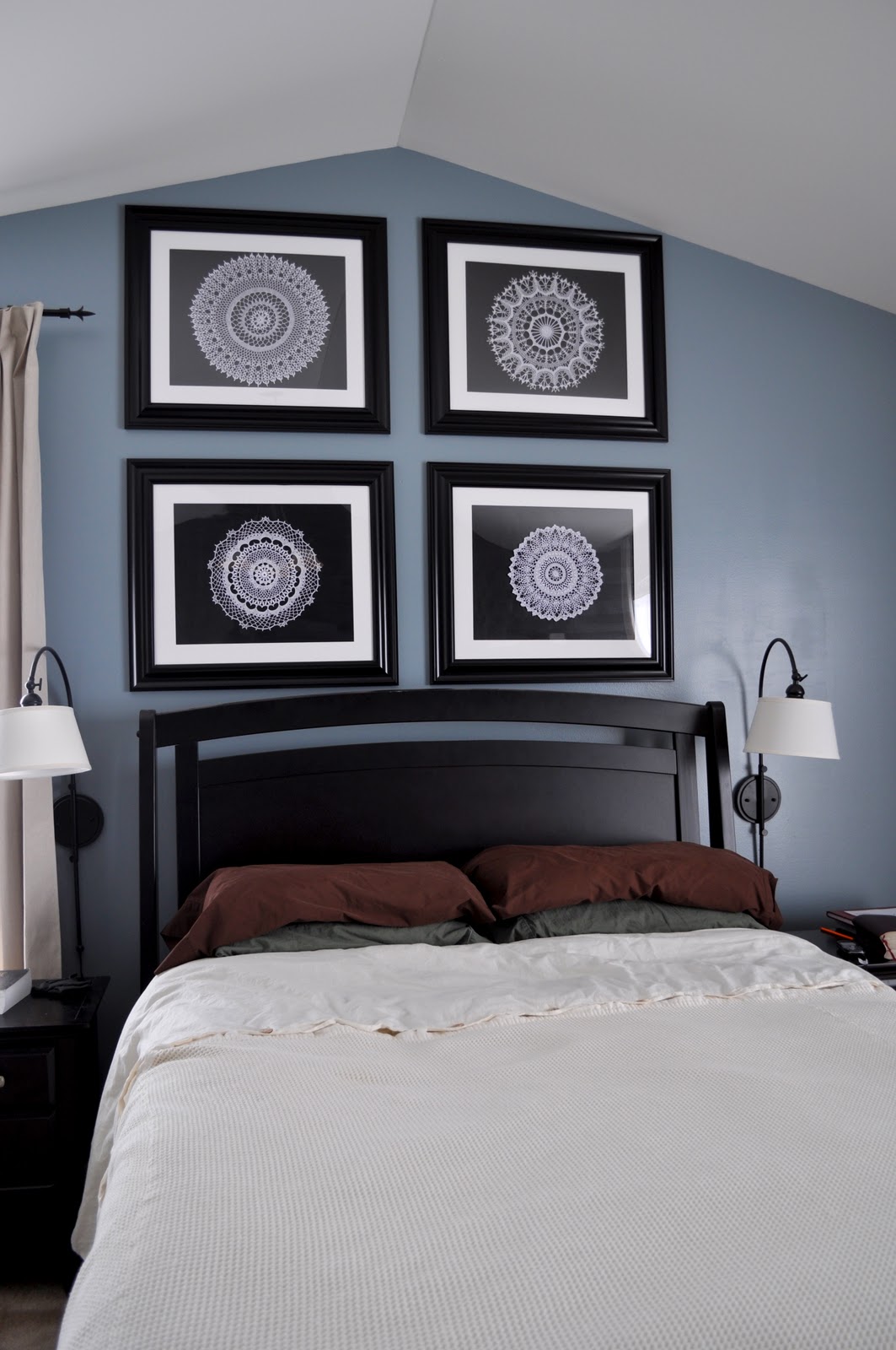 Hostetlers Master Bedroom Doily Art