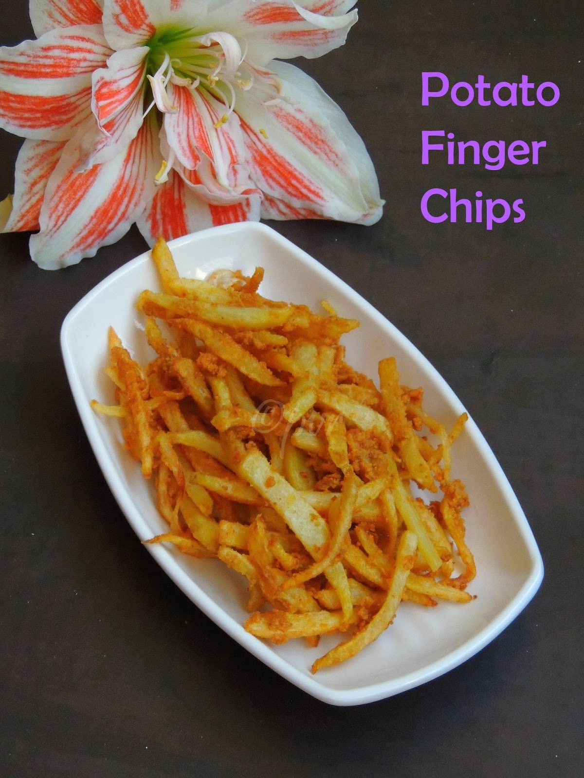 Priya's Versatile Recipes Crispy Potato Finger Chips MonsoonMojo