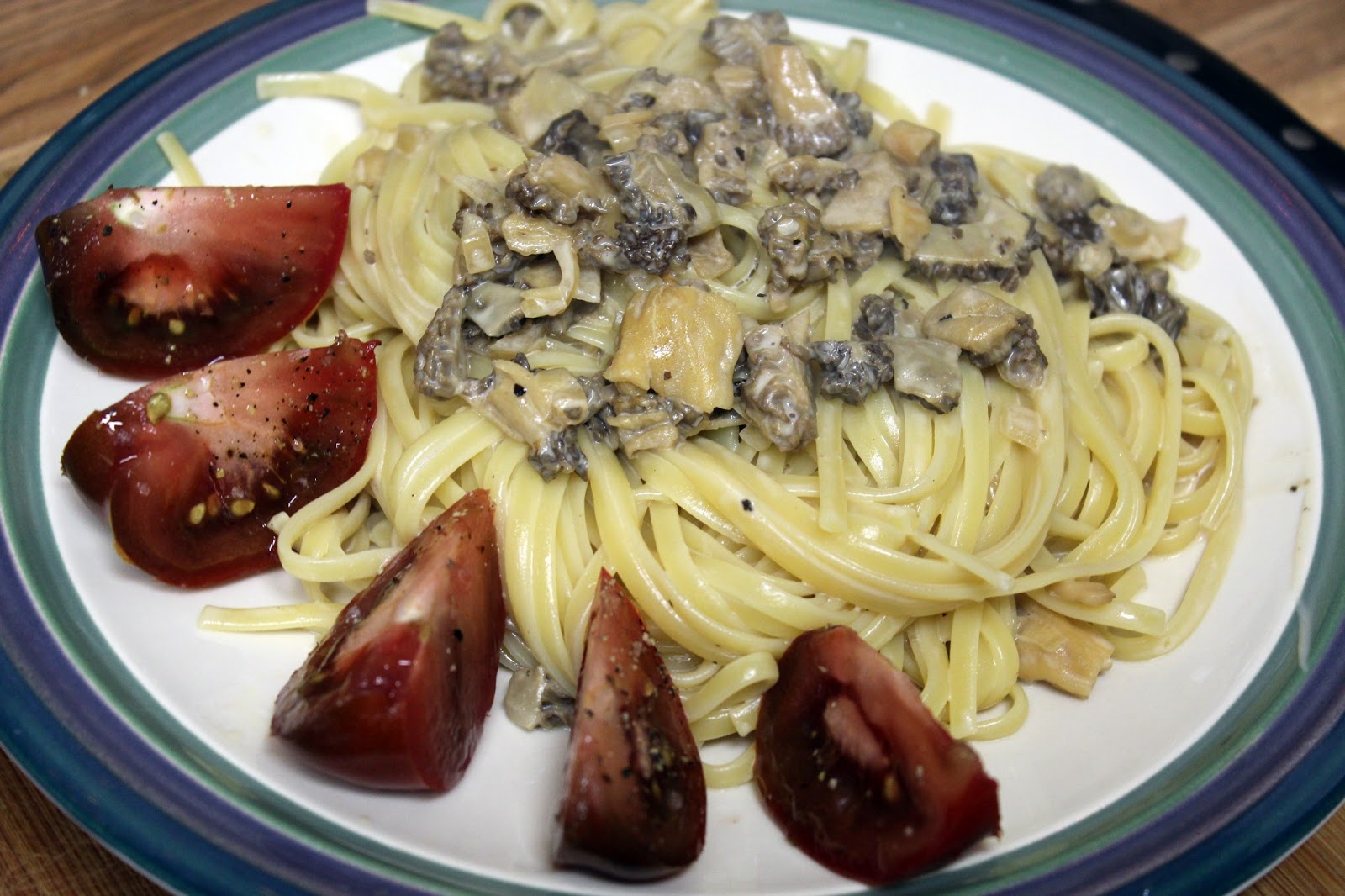 The Mushroom Hunter Pasta with creamy Morel sauce