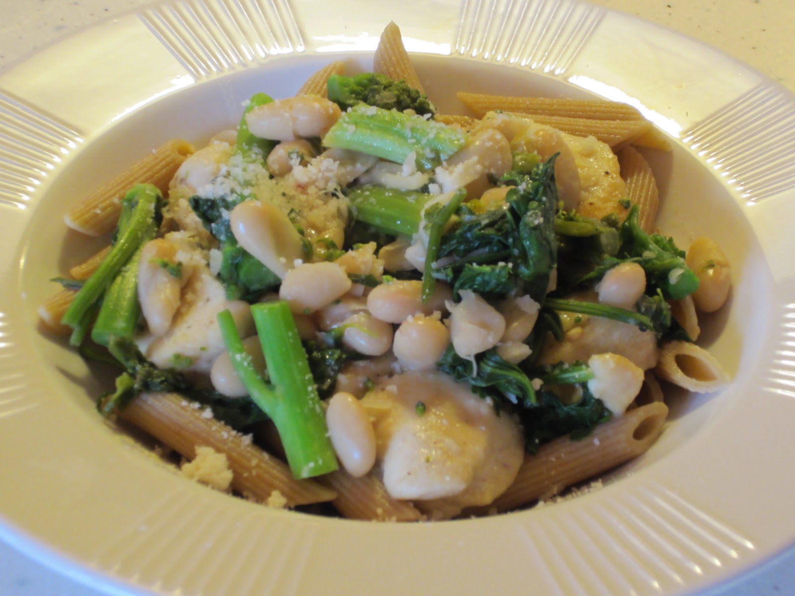 THE FOOD OF LOVE Chicken with Broccoli Rabe and White Beans