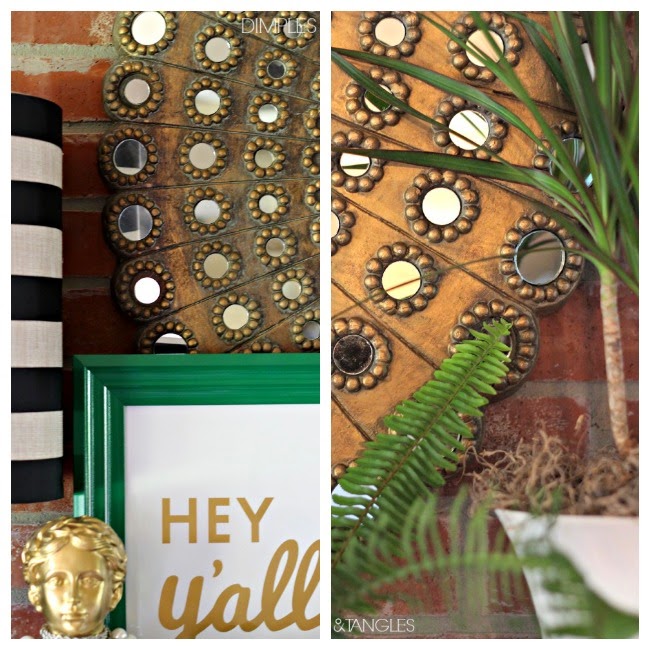 BRIGHTENING UP MUTED GOLD SPRAY PAINT OR RUB 'N BUFF? Dimples and