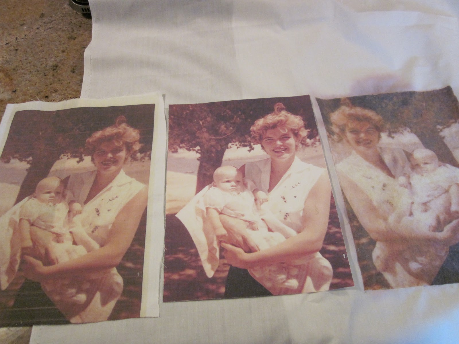 Honey I'm Home How to Transfer a Photo to Fabric