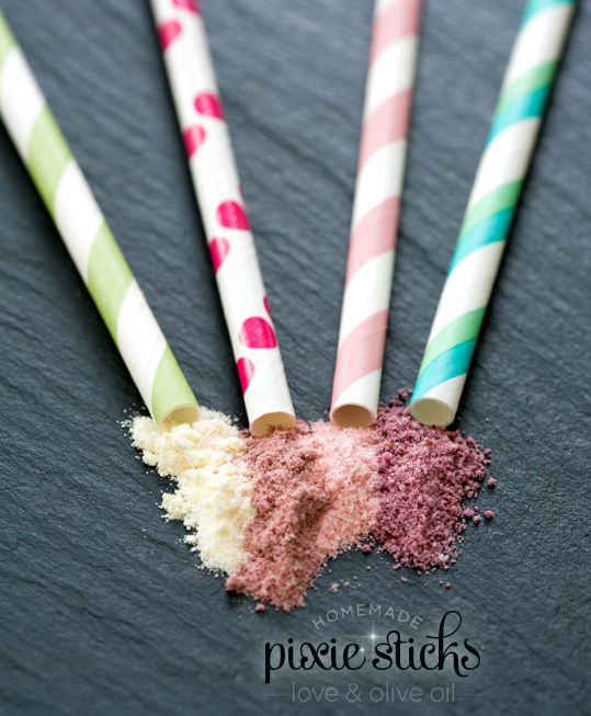 The Professor's Blog DIY Pixie Sticks with Paper Straws