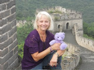Purple Annie and Me at the Great Wall of China! Amazing trip.
