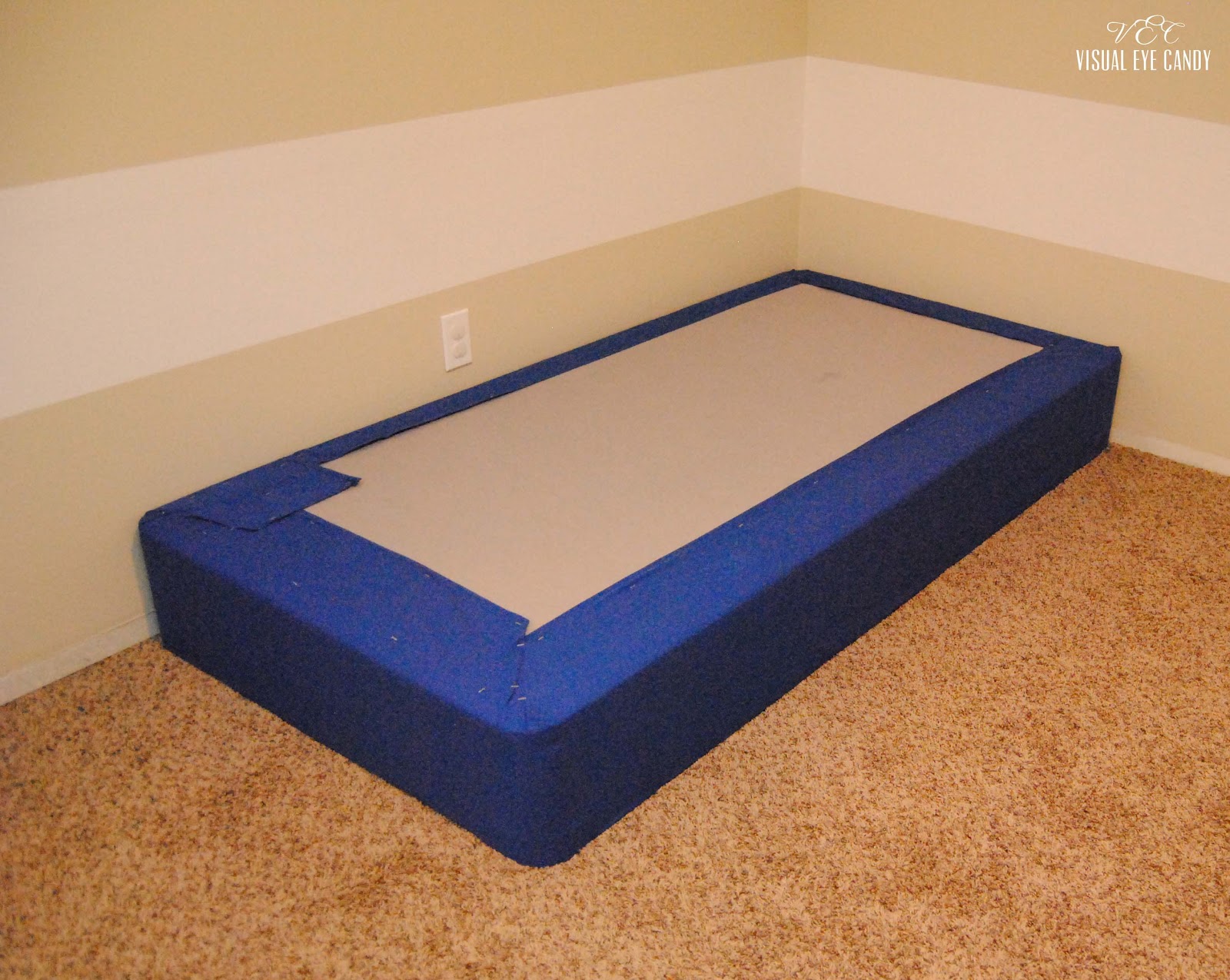 Visual Eye Candy How to Upholster A Box Spring