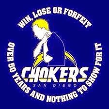 win, lose or forfeit. over 50 years and nothing to show for it. Chokers San diego