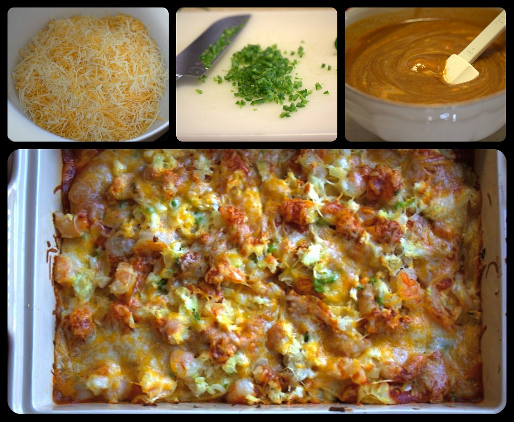 ShrimpCrab Layered Enchilada A Zesty Bite