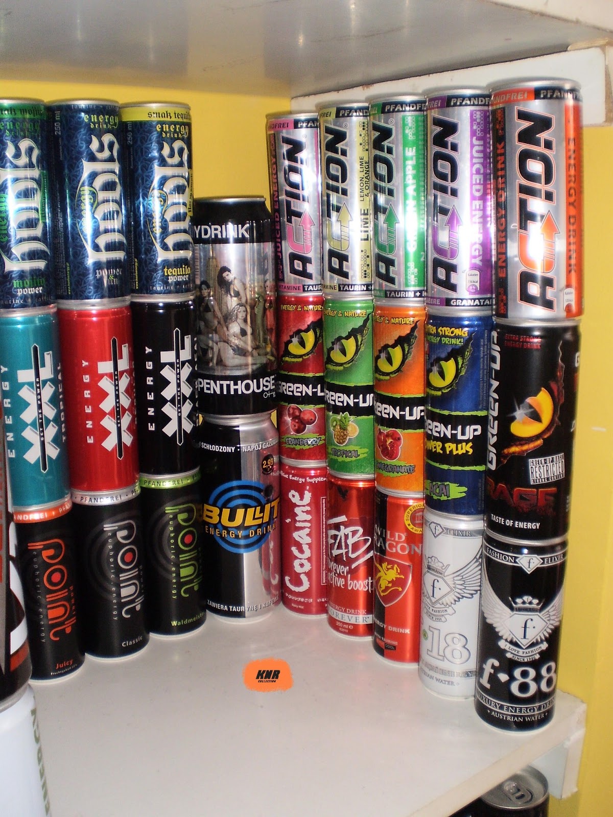 ENERGY DRINK tests by KNR My energy drink collection