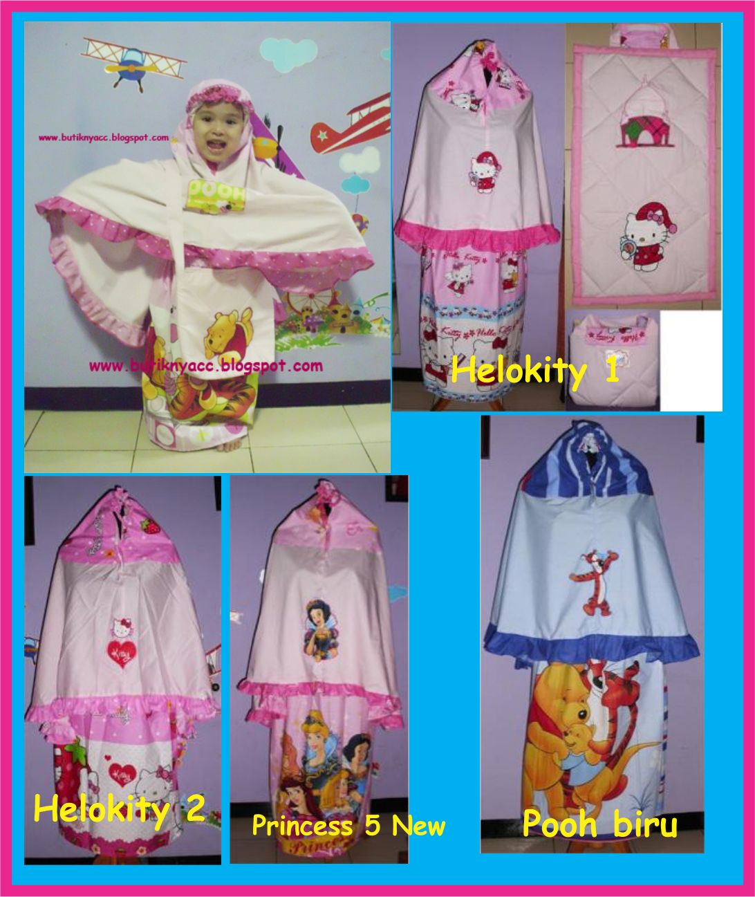 Mukena Princess New Motif Polka Fashion Anak mukena princess new motif polka fashion anak