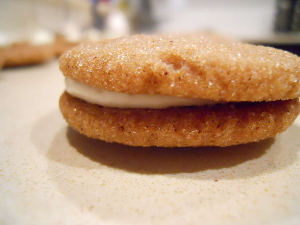 Joie Patisserie GingerSpice Sandwich Cookies with Lemon Cream Filling