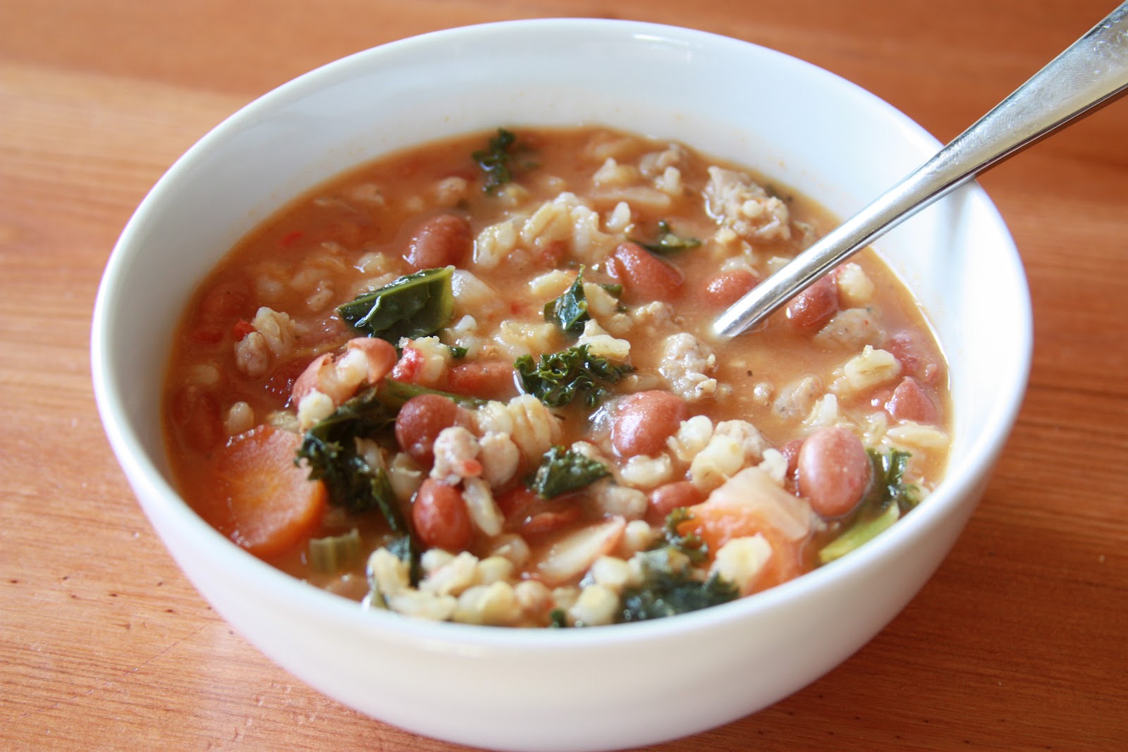 Front Burner White Bean Italian Sausage Soup