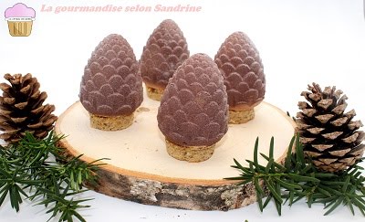 Les POMMES DE PIN de Noël, praliné et citron