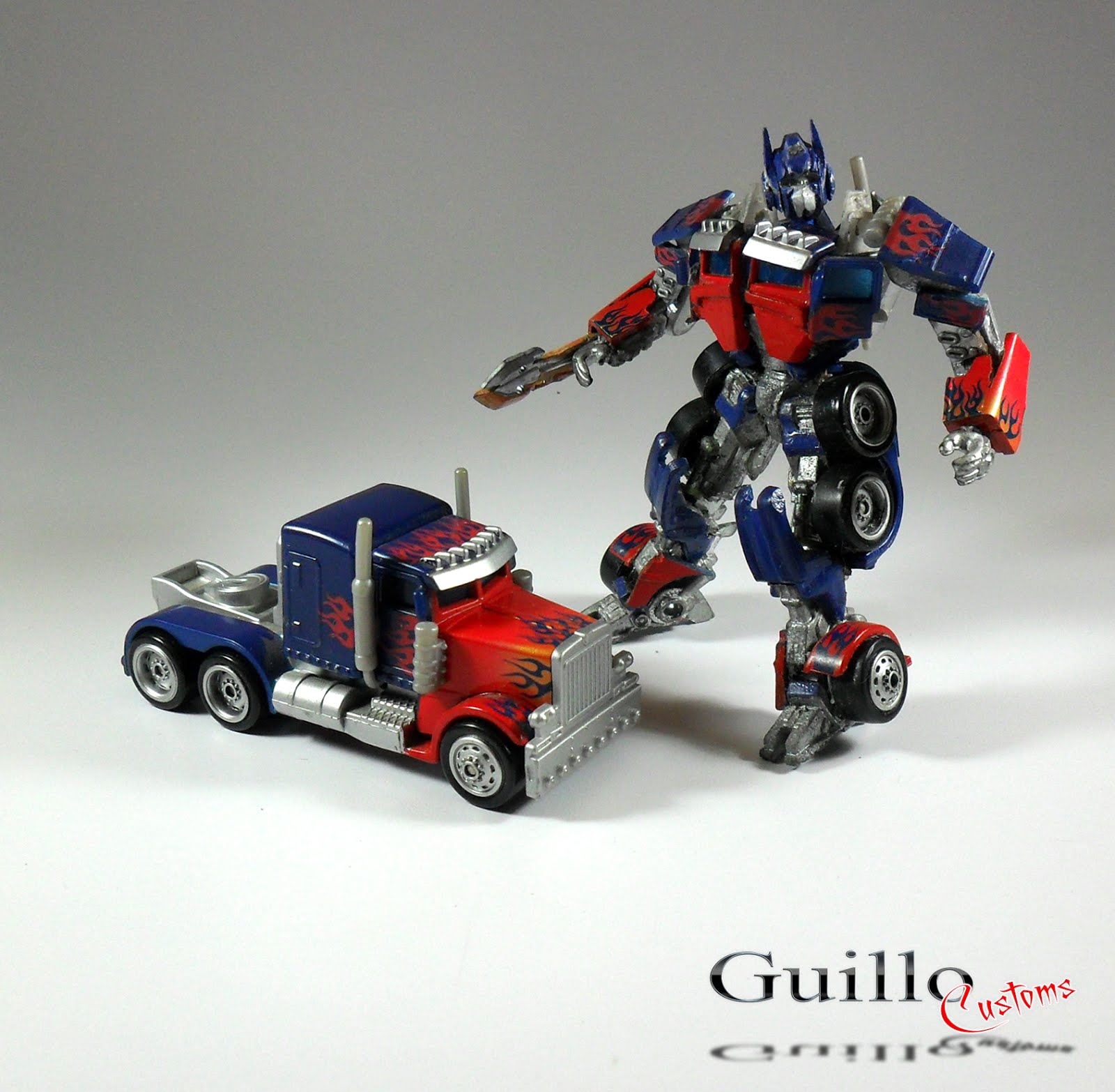 hot wheels transformers optimus prime