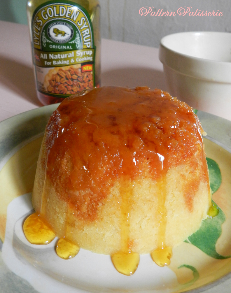 patternpatisserie Steamed Treacle Pudding which has no treacle in it!