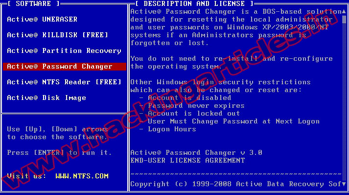 Active Boot Disk Pro 2.1. Софт. 30 Январь 2006. загрузочный диск с функци