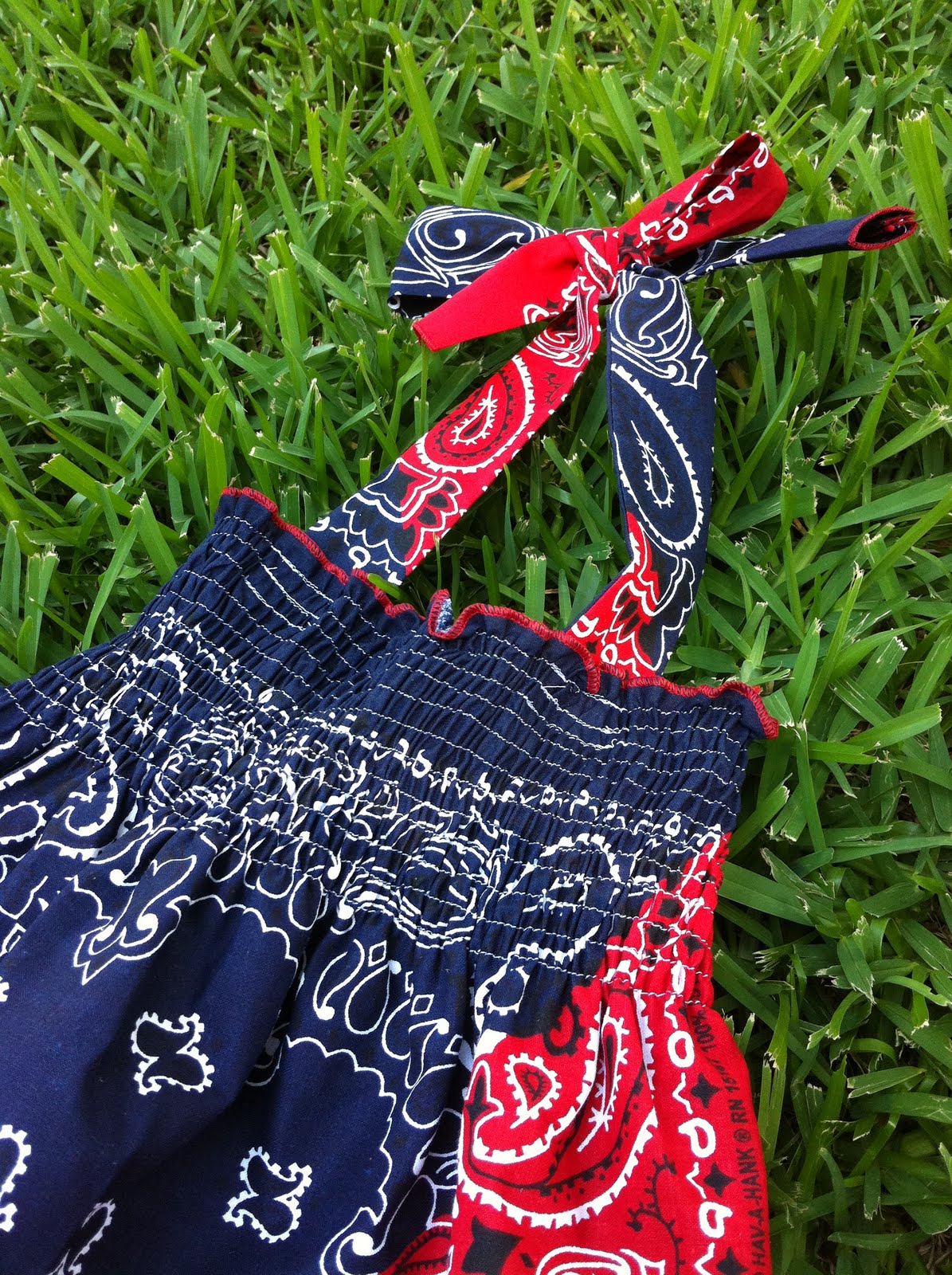 Naptime = Craft time! Quick & Adorable Bandana dress!