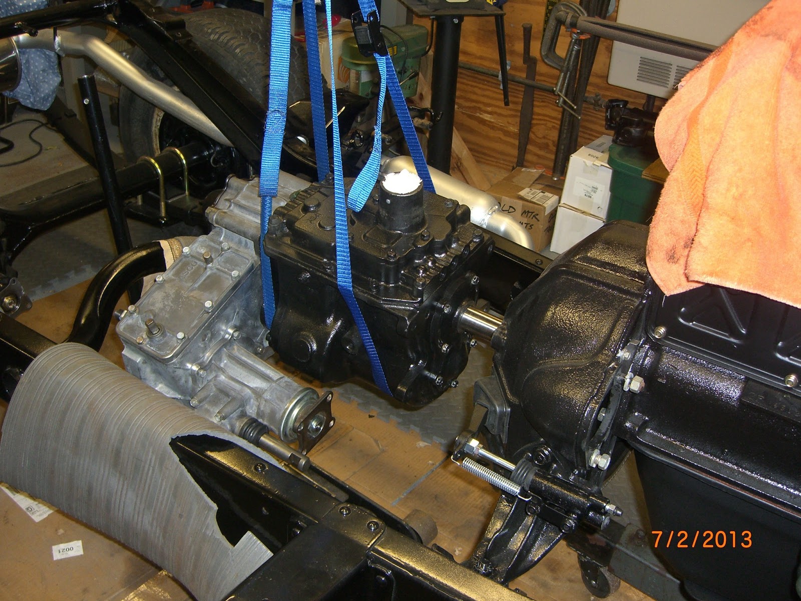 FJ40 Nut Transmission and transfer case!