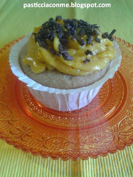 Cupcakes con crema di zucca