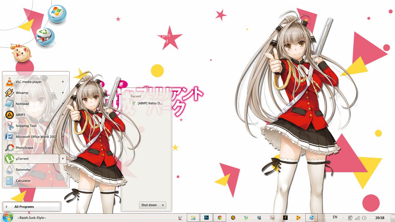 Tema Amagi Brilliant Park Windows 7 Tema Amagi Brilliant Park Windows 7