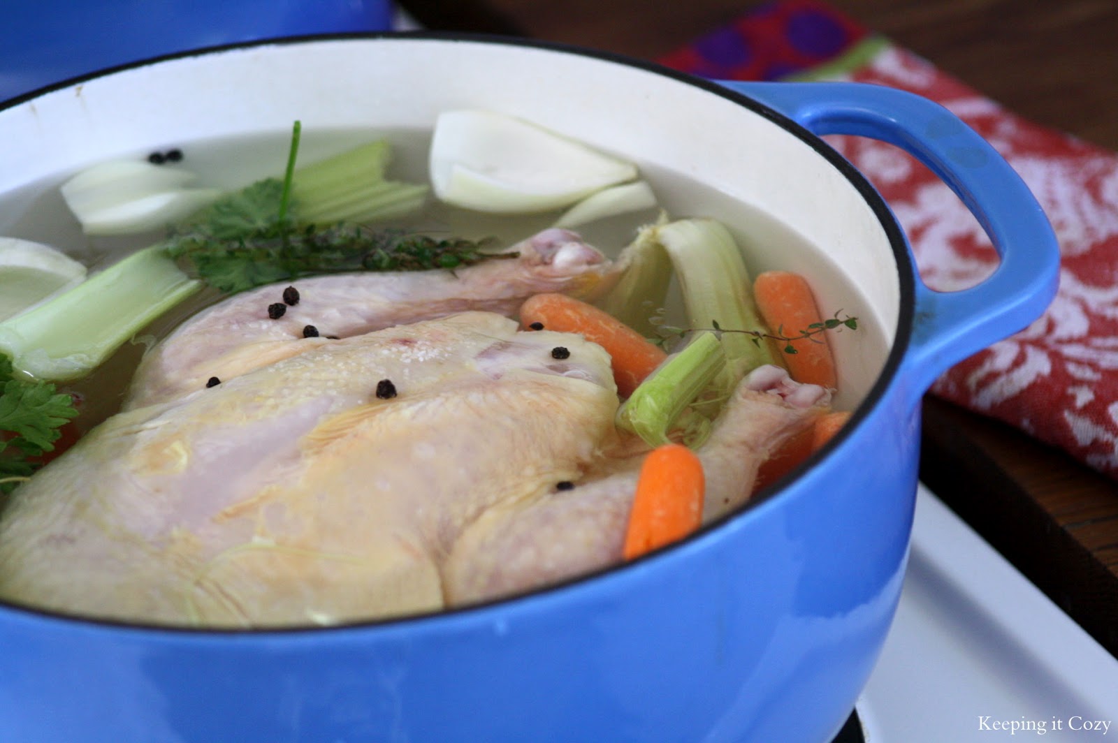 Keeping It Cozy Homemade Chicken Stock