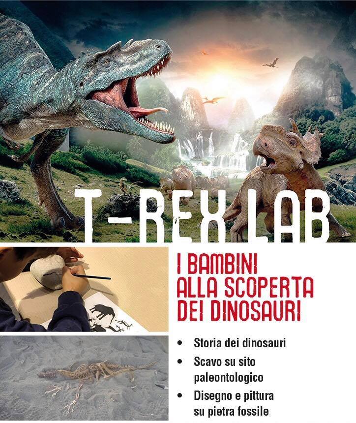 T-Rex lab i bambini alla scoperta dei dinosauri