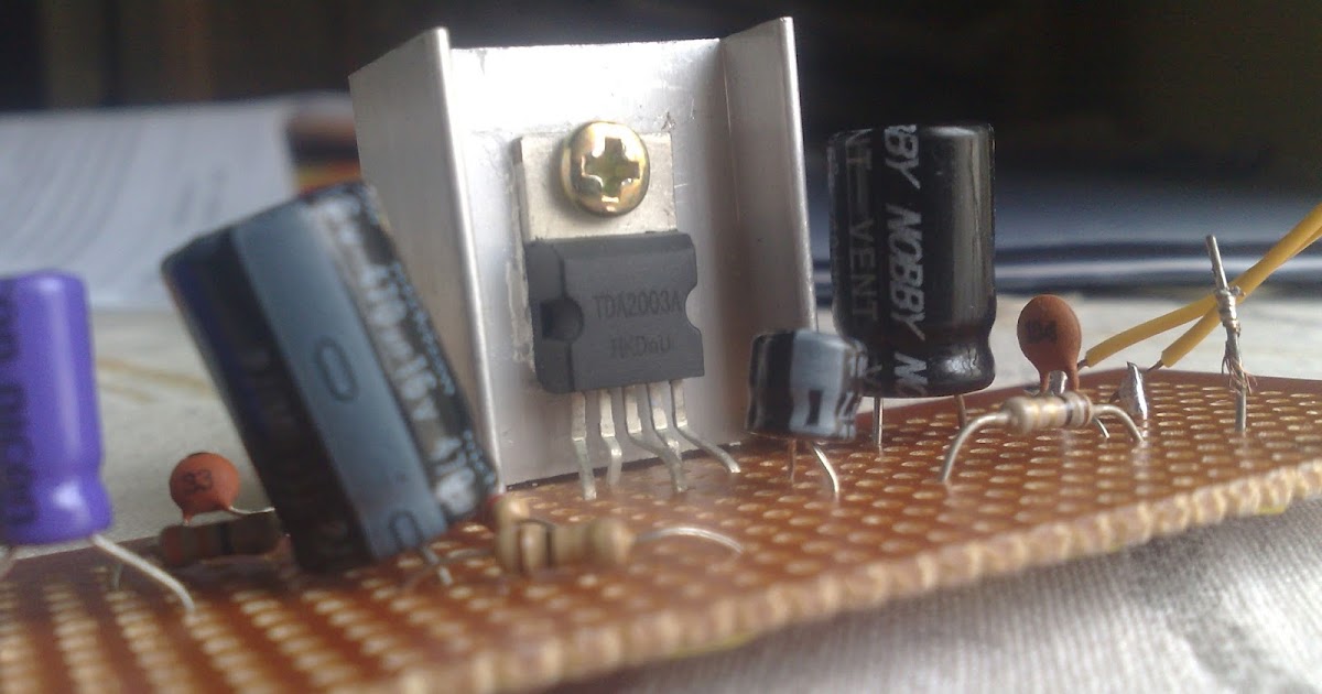 Electronic Circuit Diagrams: TDA 2003 10w Amplifier