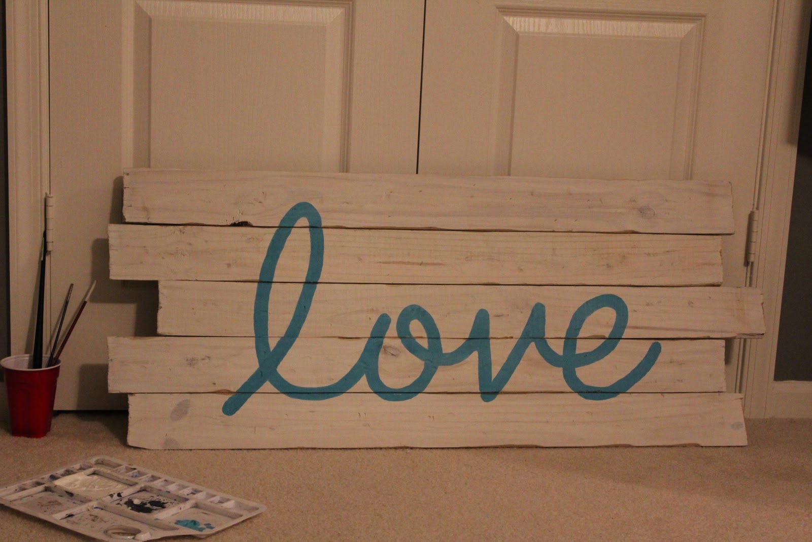 DIY Planked Wood Art Tutorial A Guest Post from The Simple Things Yellow Bliss Road