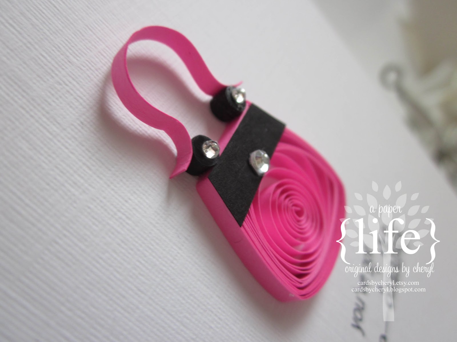 a paper life purseonality {quilled purse}