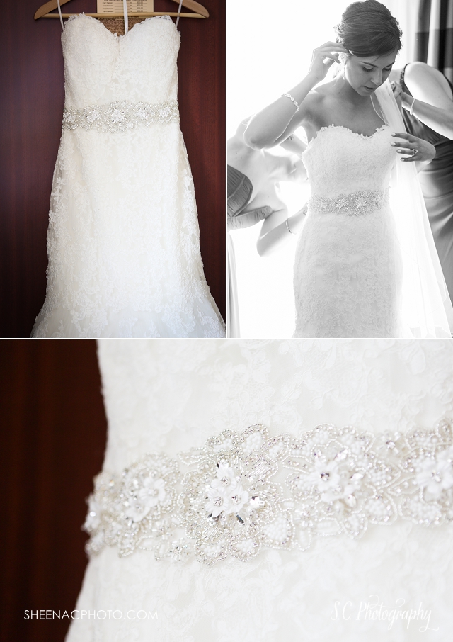 Lace rhinestone wedding dress photography sycamore illinois