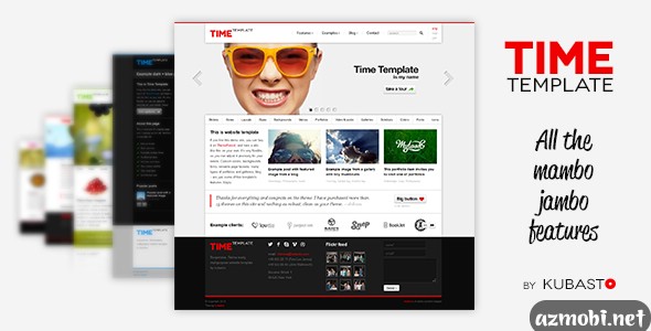 Time – Responsive Website Template