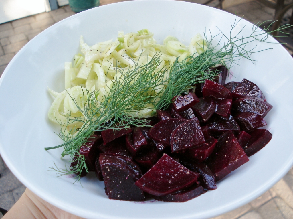 Cook 'em if you got 'em Beet and Fennel Salad