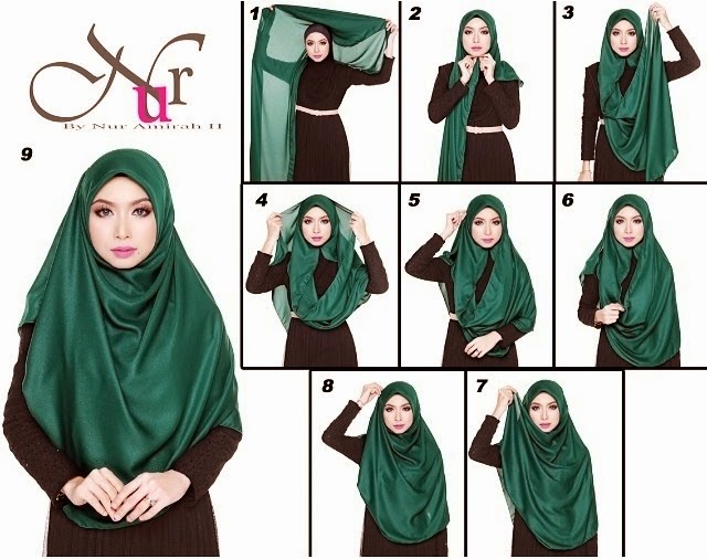 Wide Hijab Tutorial For This Ramadhan
