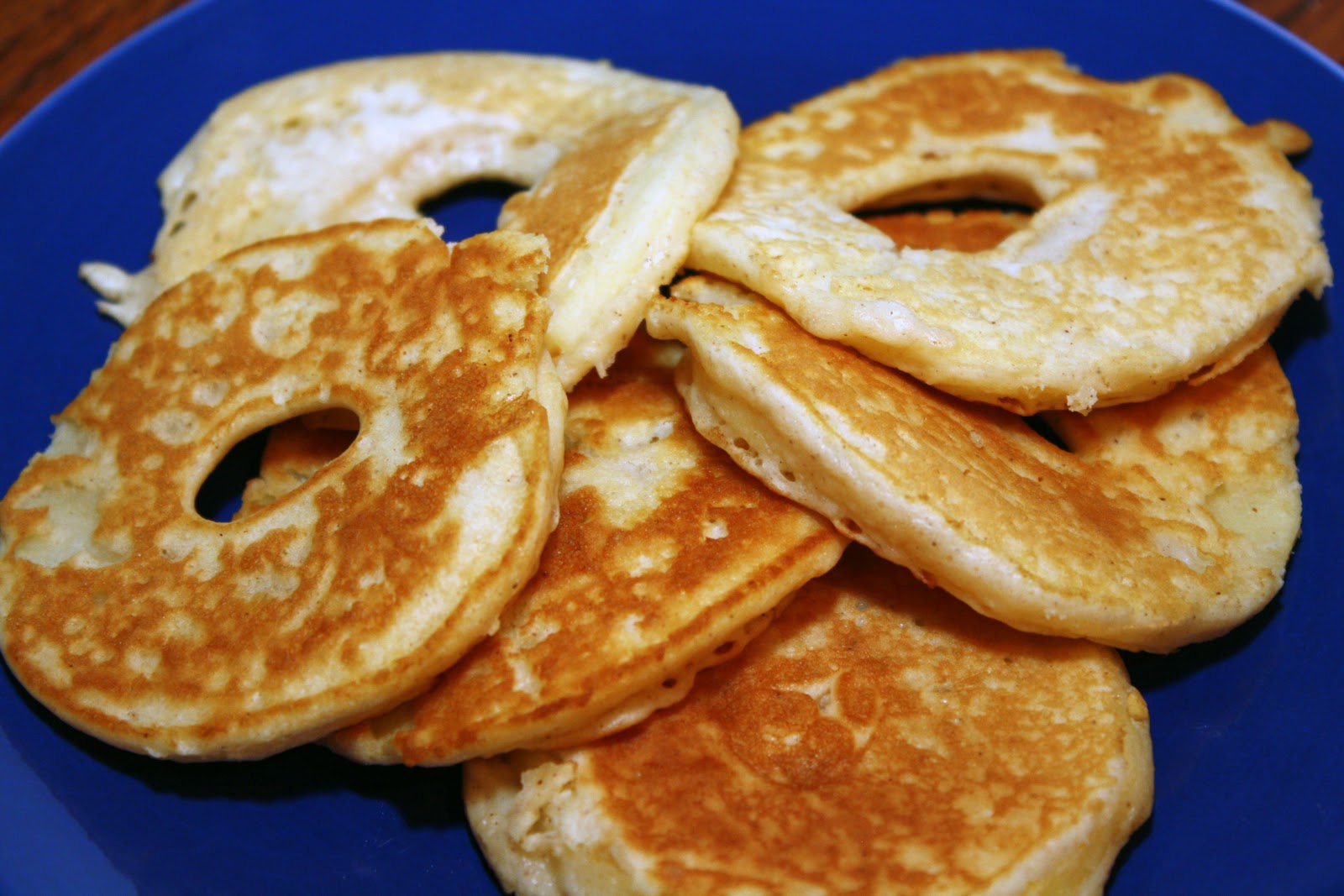 more than 9 to 5...my life as "Mom" Apple Pancake Rings