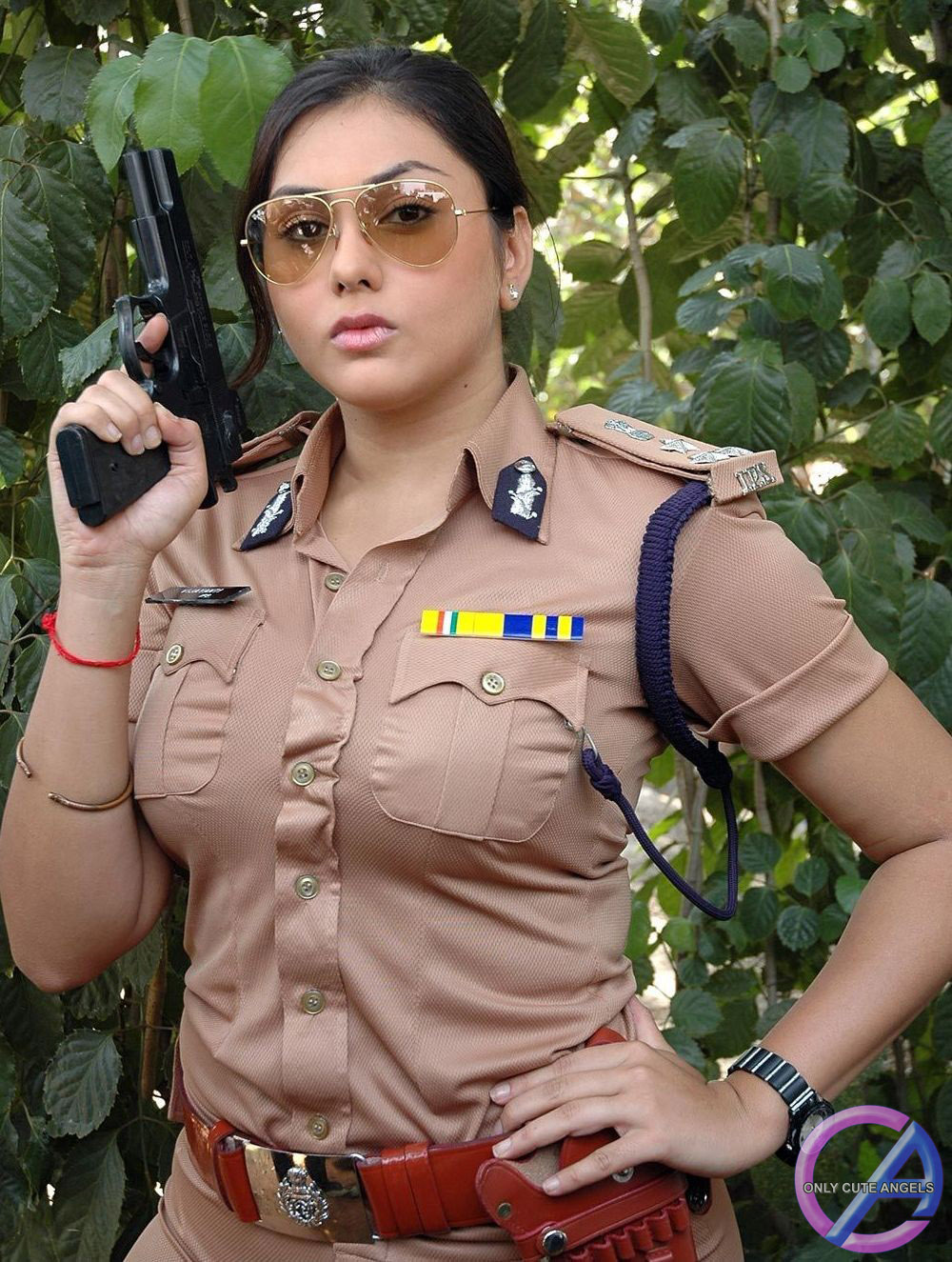 South Actress Namitha In Police Dress Only Cute Angels